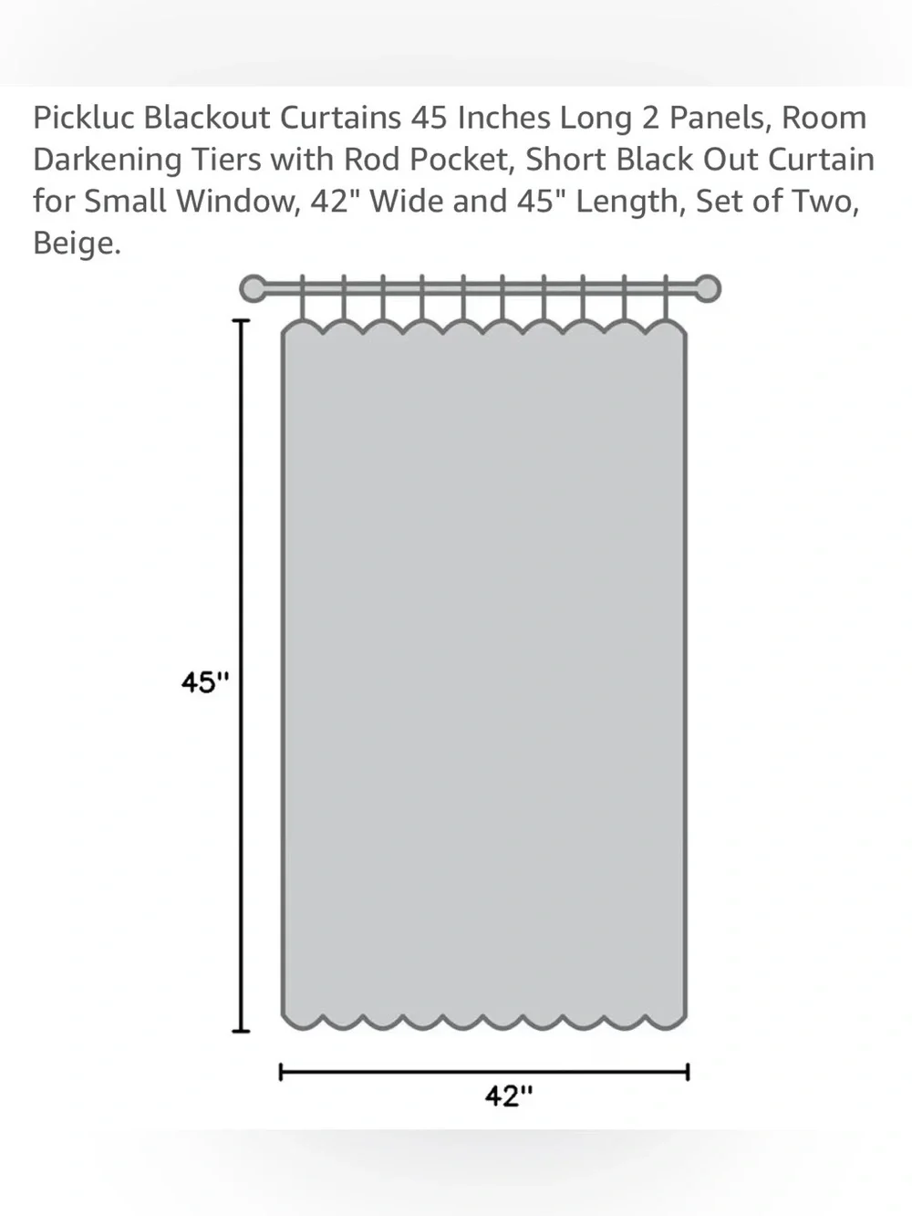 Beige Blackout Curtains